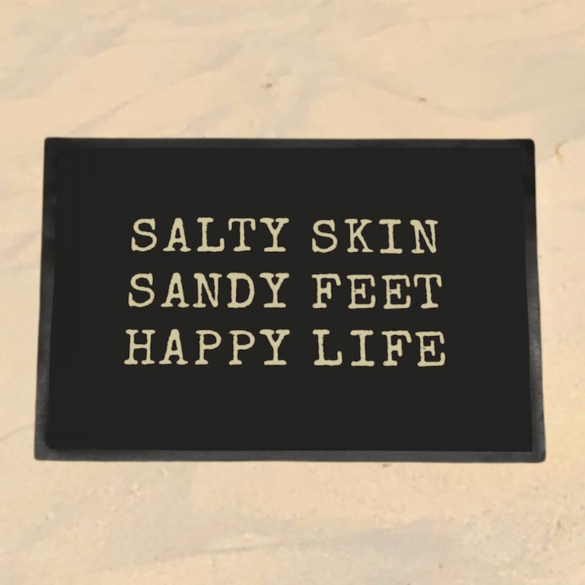 Fußmatte "Sandy Feet" - Strandherz
