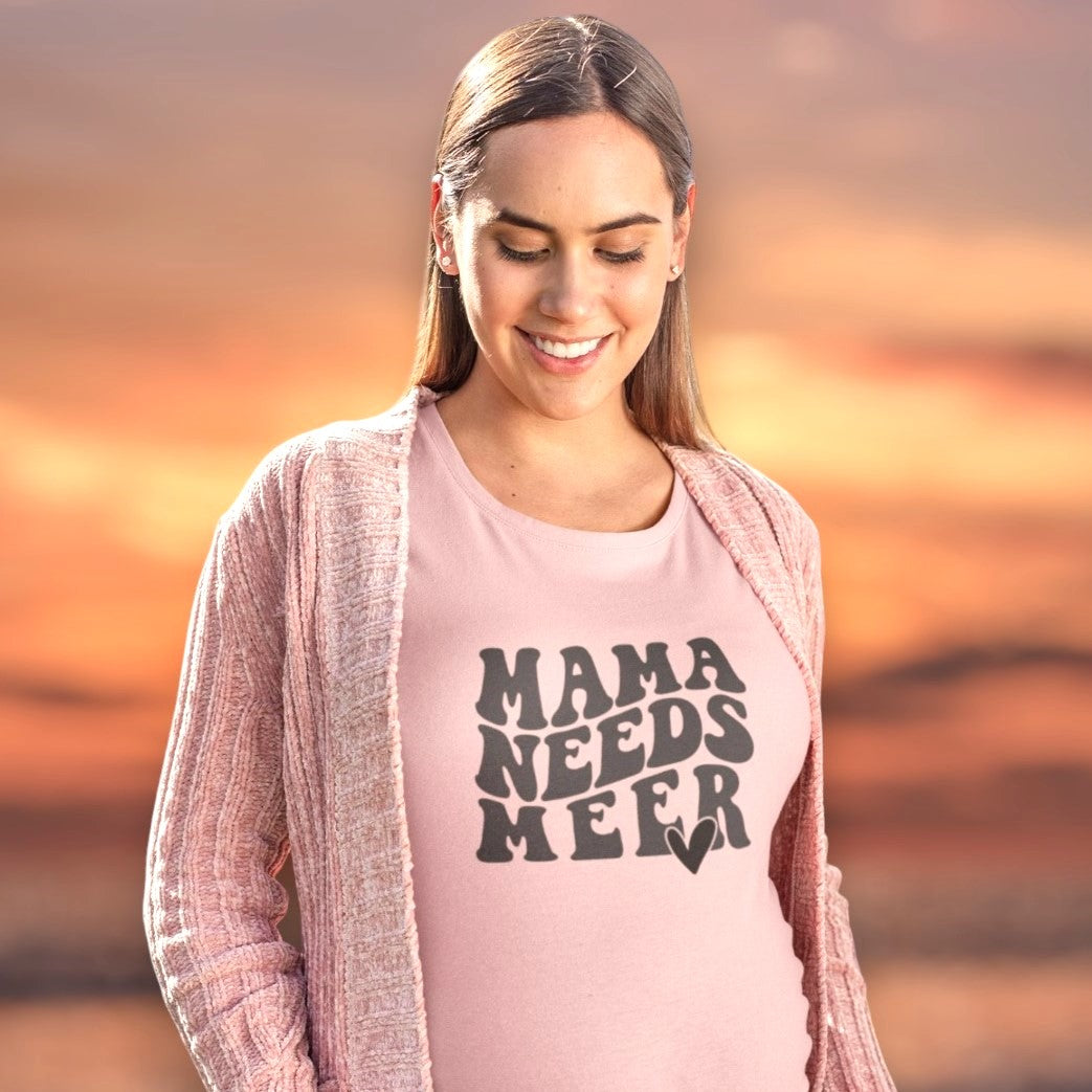 Damen Shirt "Mama needs Meer" - Strandherz