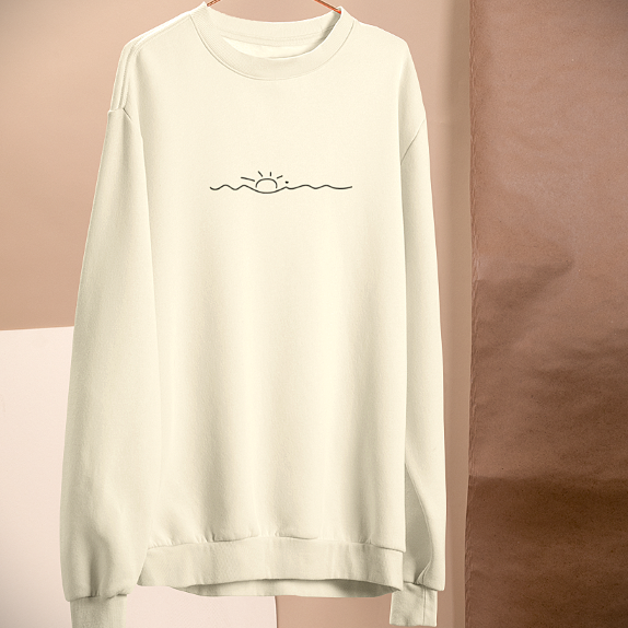 Damen Sweater "Moin-Welle" - Strandherz