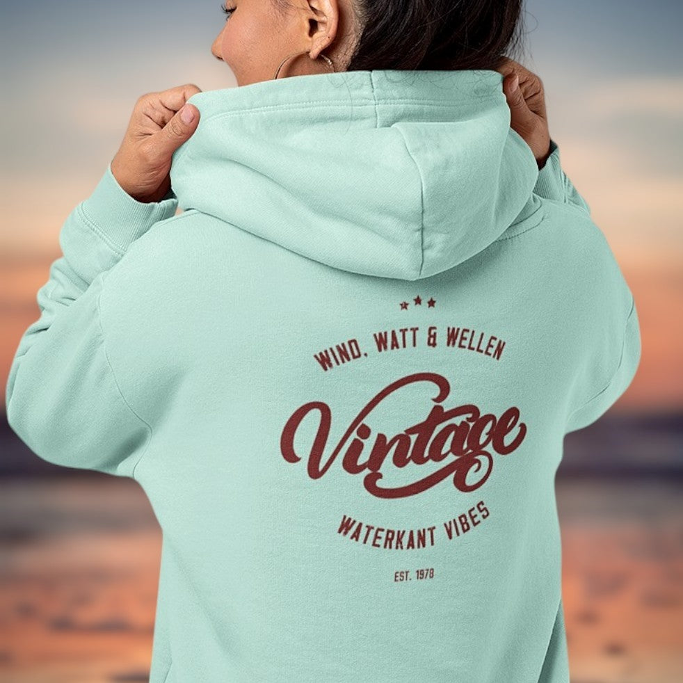 Unisex Premium Hoodie "Vintage Nordsee" - Strandherz